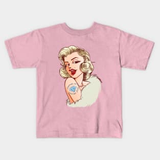 Diamonds are a girl's best friend Kids T-Shirt